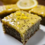 Glazed Lemon Poppy Seed Bars