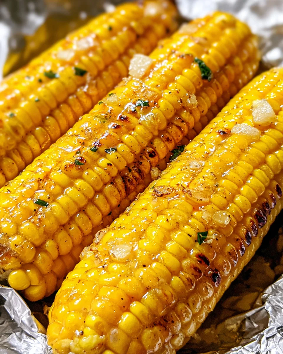 Grilled Corn on the Cob in Foil