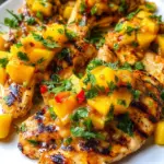 Grilled Mango Pineapple Chicken