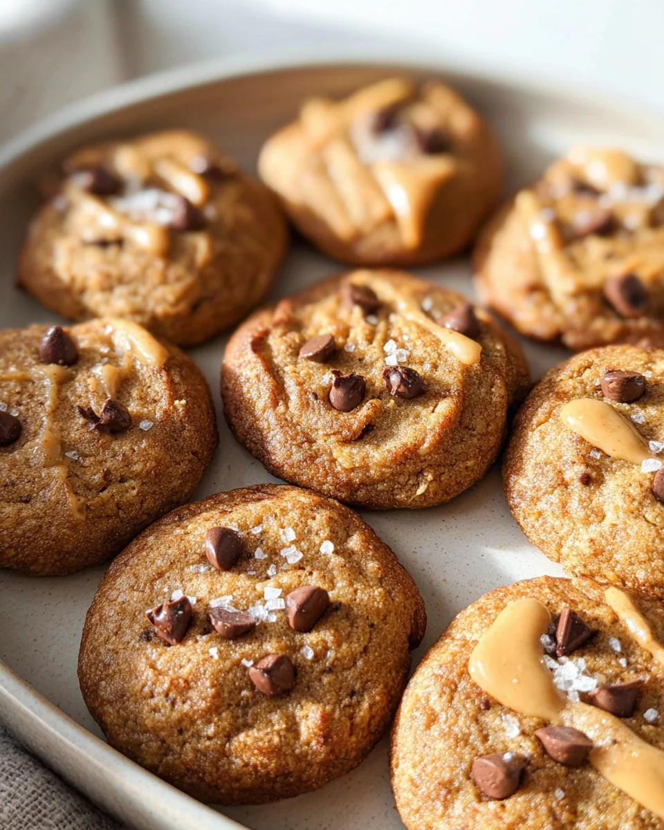 Healthy Peanut Butter Banana Cookies