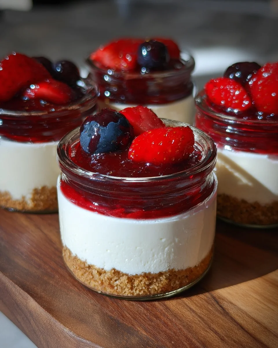 High Protein Cheesecake Jars