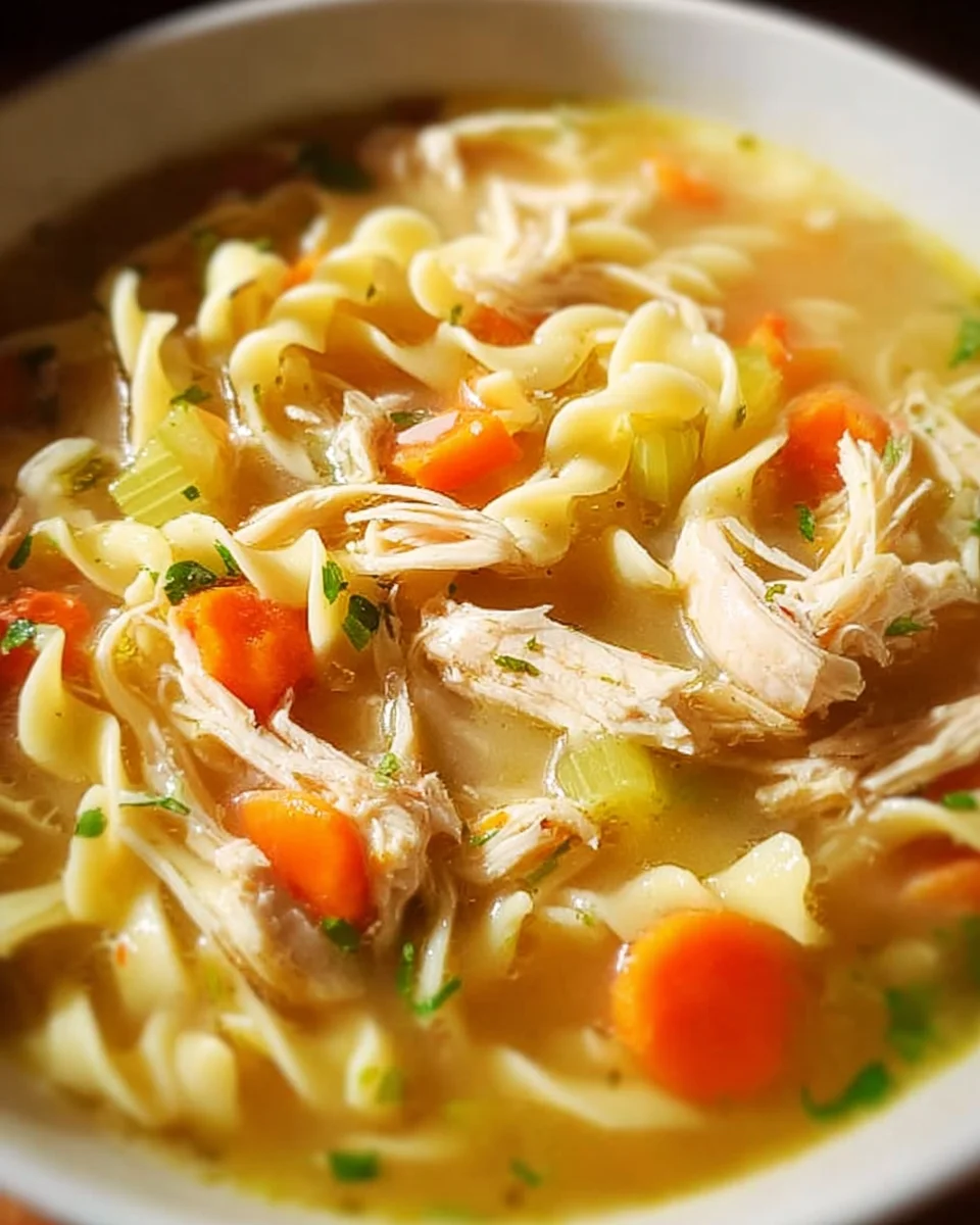 Homemade Chicken Noodle Soup