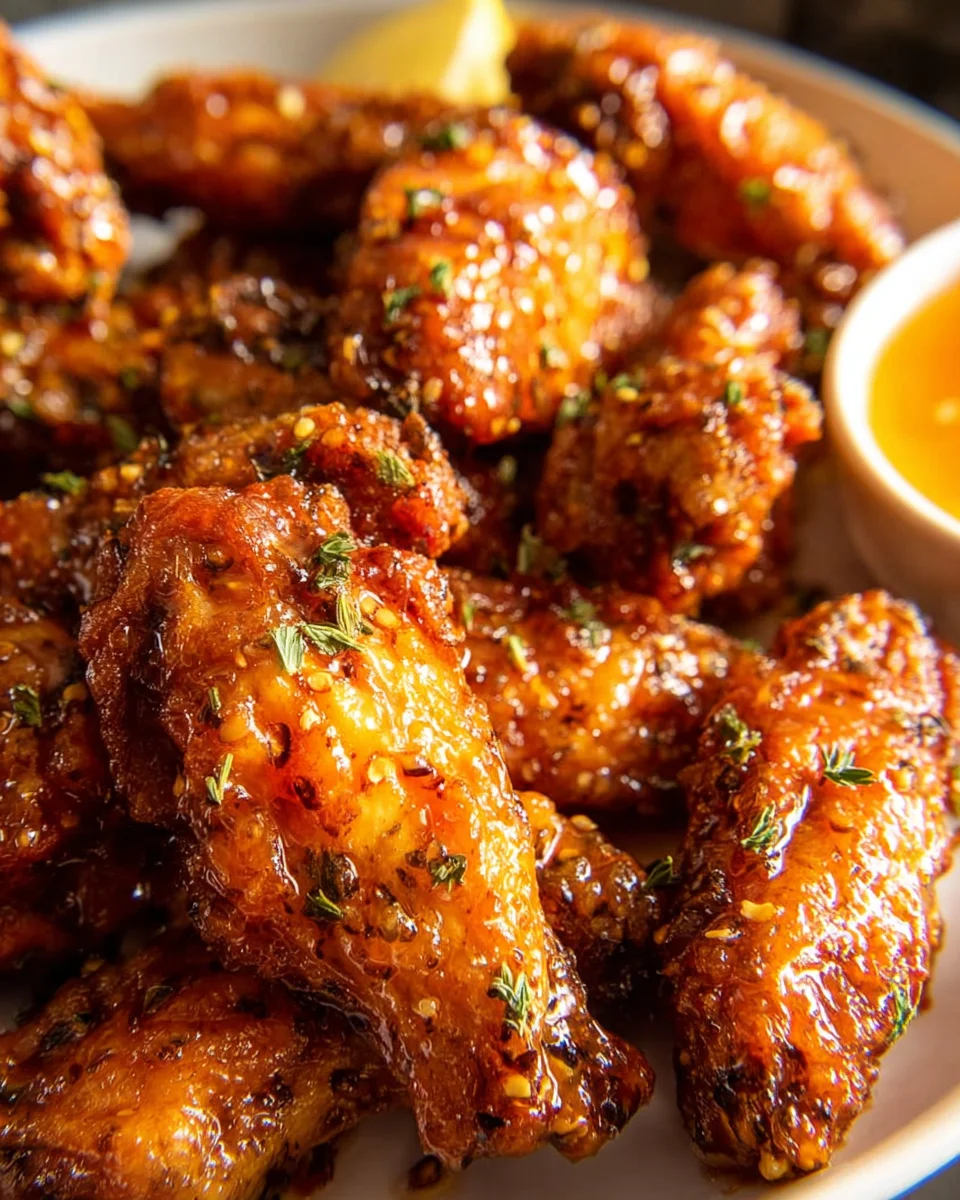 Honey Lemon Pepper Wings