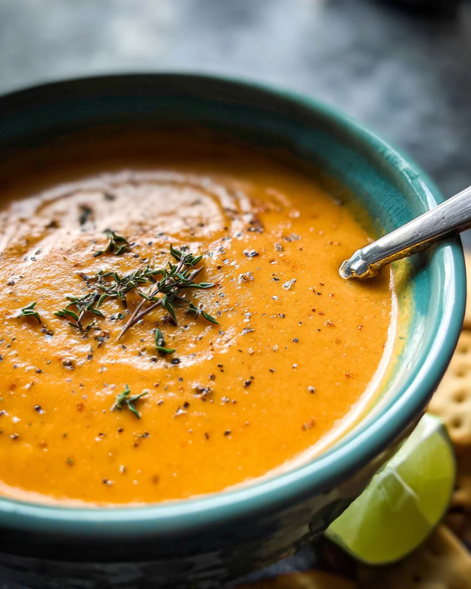 Instant Pot Carrot Ginger Soup (Vegan)