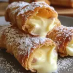 Italian Cream Stuffed Cannoncini
