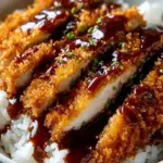 Japanese Katsu Bowls with Tonkatsu Sauce