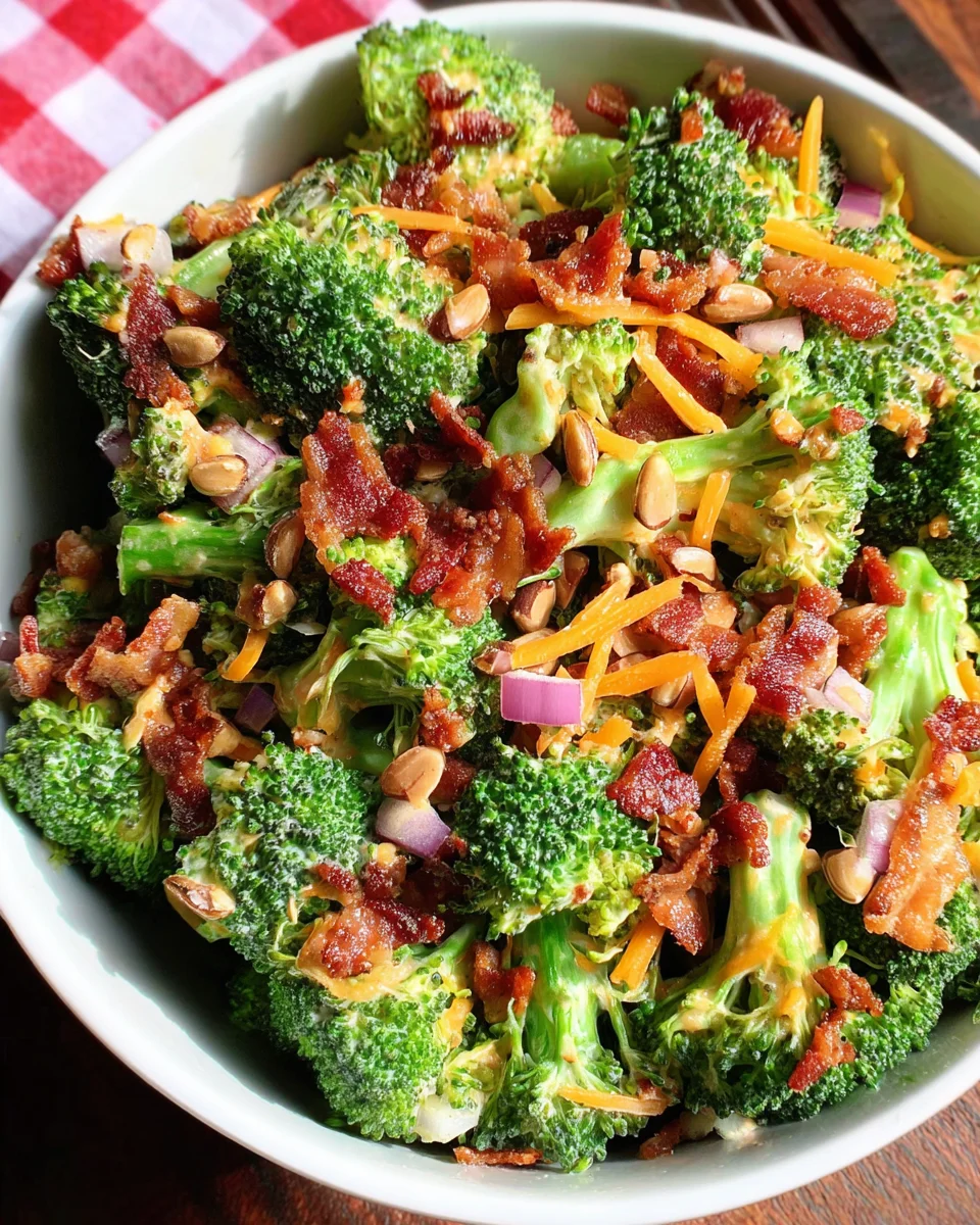Keto Broccoli Salad Recipe
