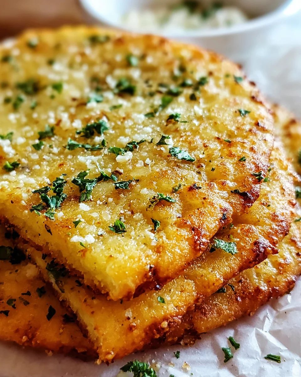 Keto Garlic Flatbread