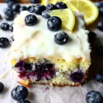 Lemon Blueberry Sheet Cake
