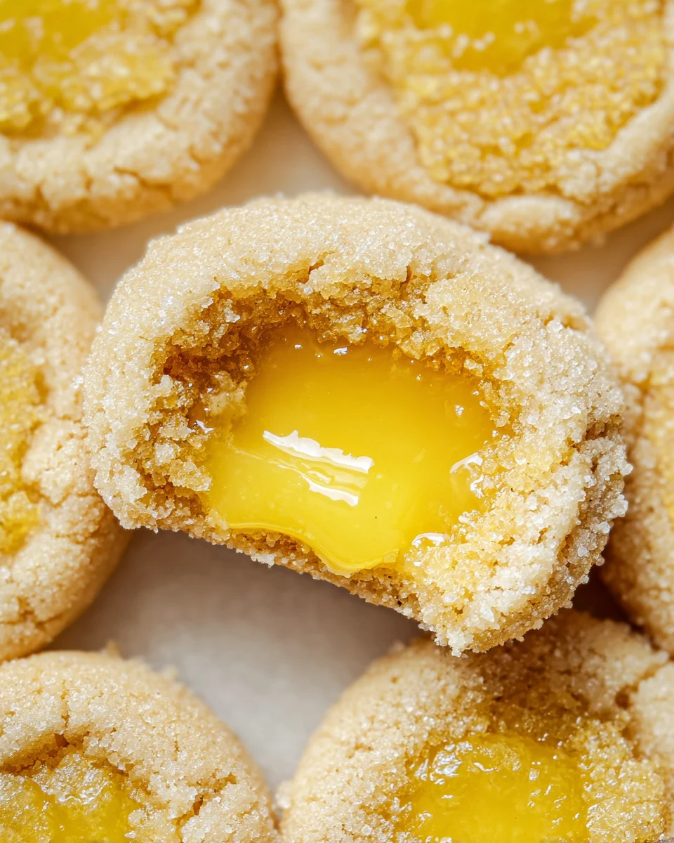Lemon Curd Cookies Recipe