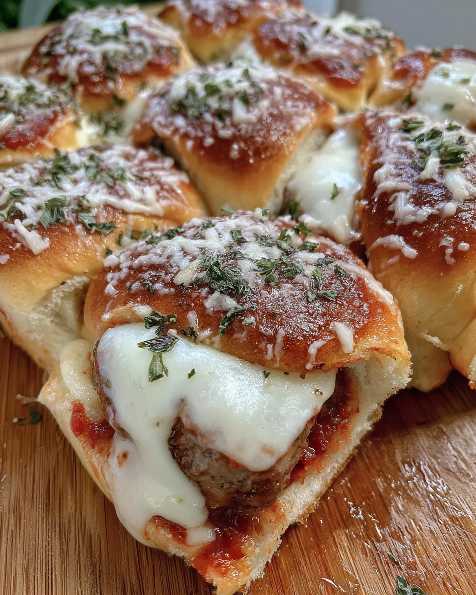 Meatball Parmesan Sliders