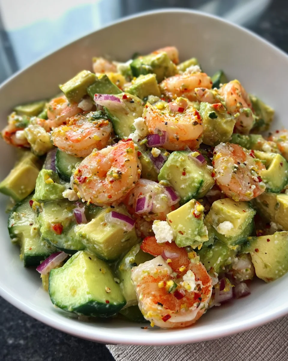 Mediterranean Keto Shrimp Salad
