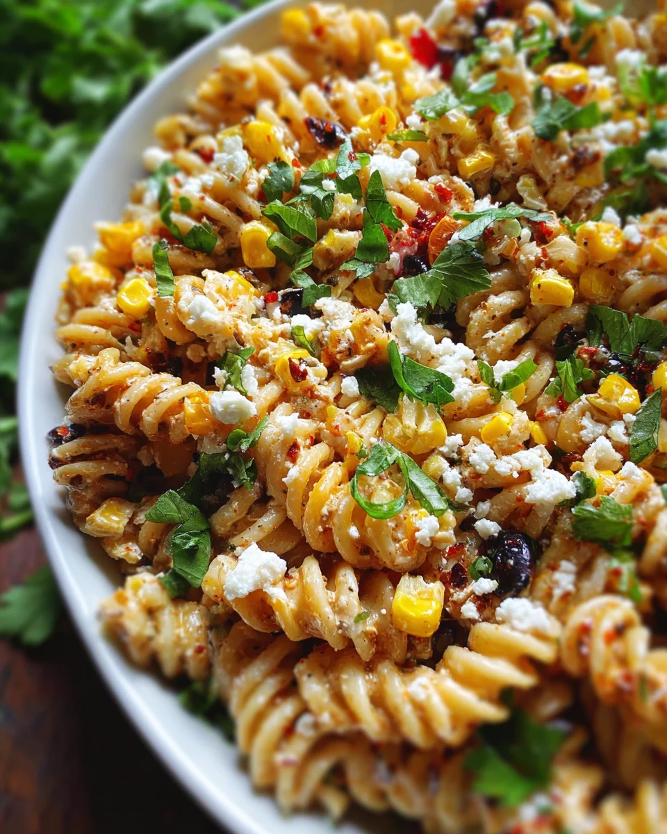 Mexican Street Corn Pasta Salad