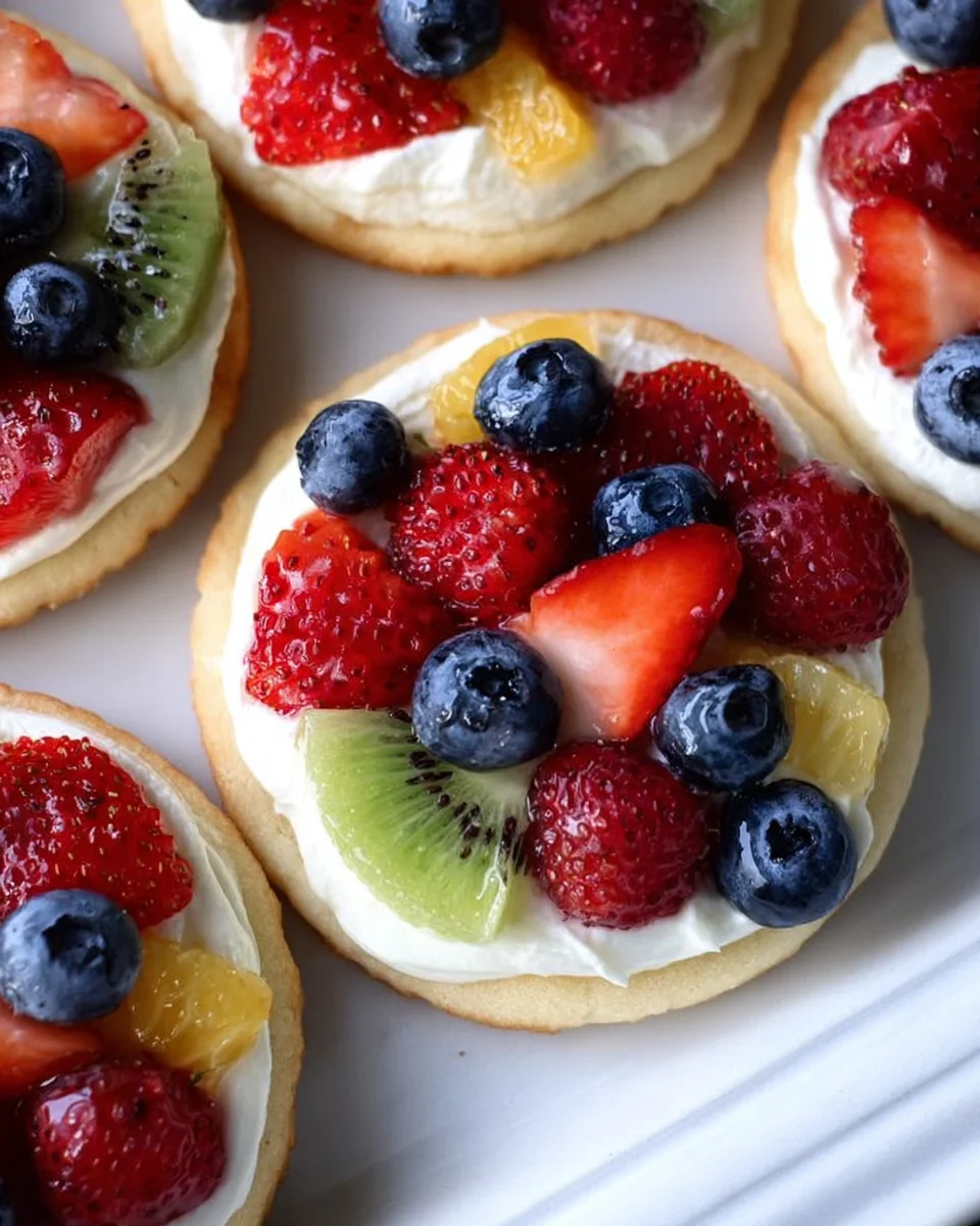 Mini Fruit Pizzas