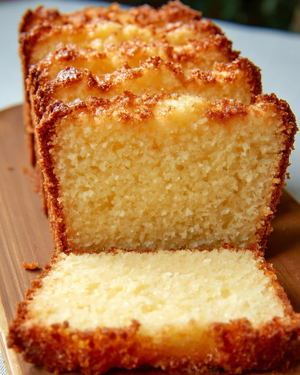 Moist Vanilla Pound