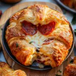 Mozzarella Pepperoni Croissant Rolls