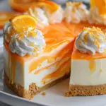 No-Bake Orange Creamsicle Cheesecake