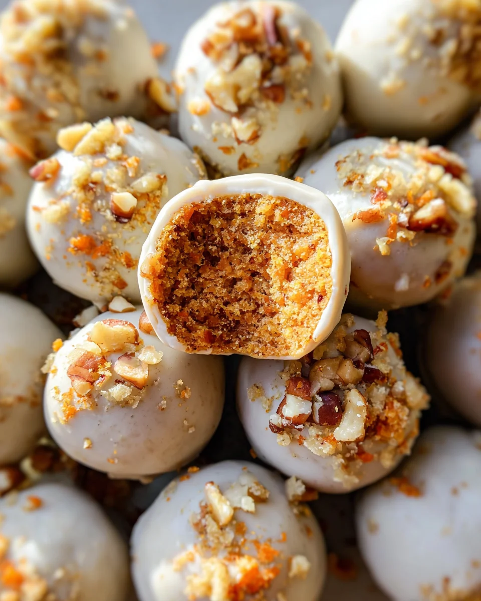No Bake Carrot Cake Bites