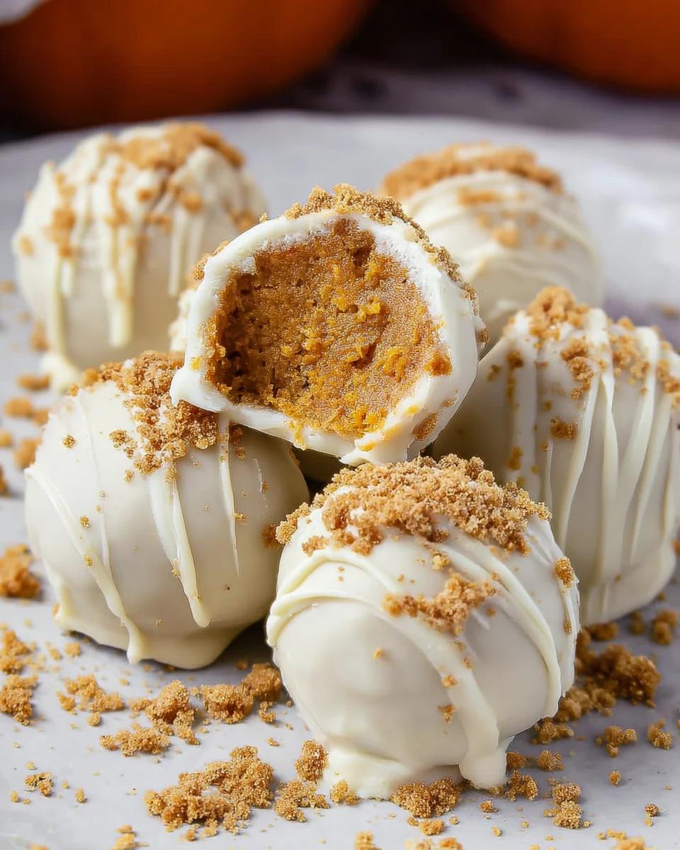 No Bake Pumpkin Balls