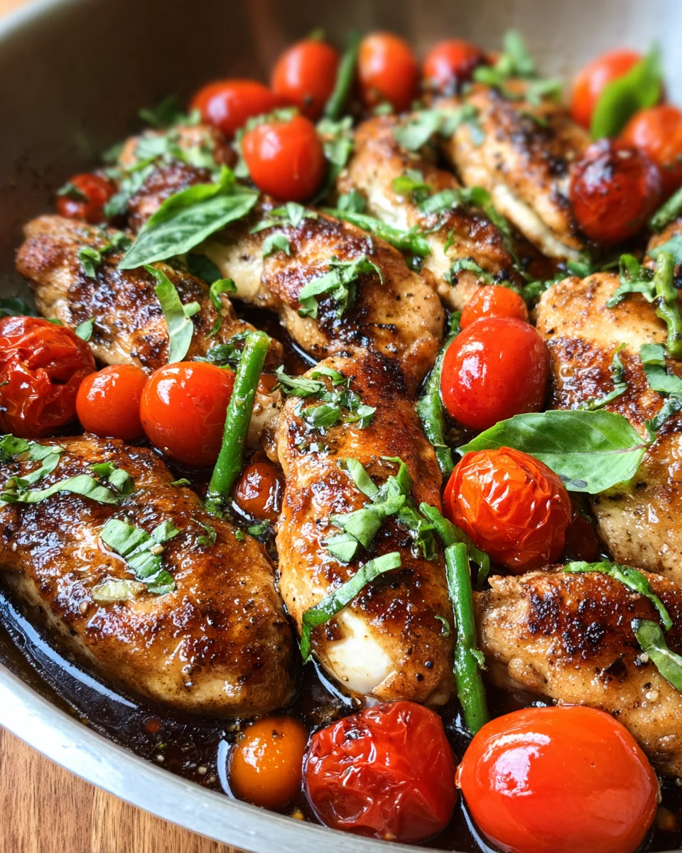 One Pan Balsamic Chicken
