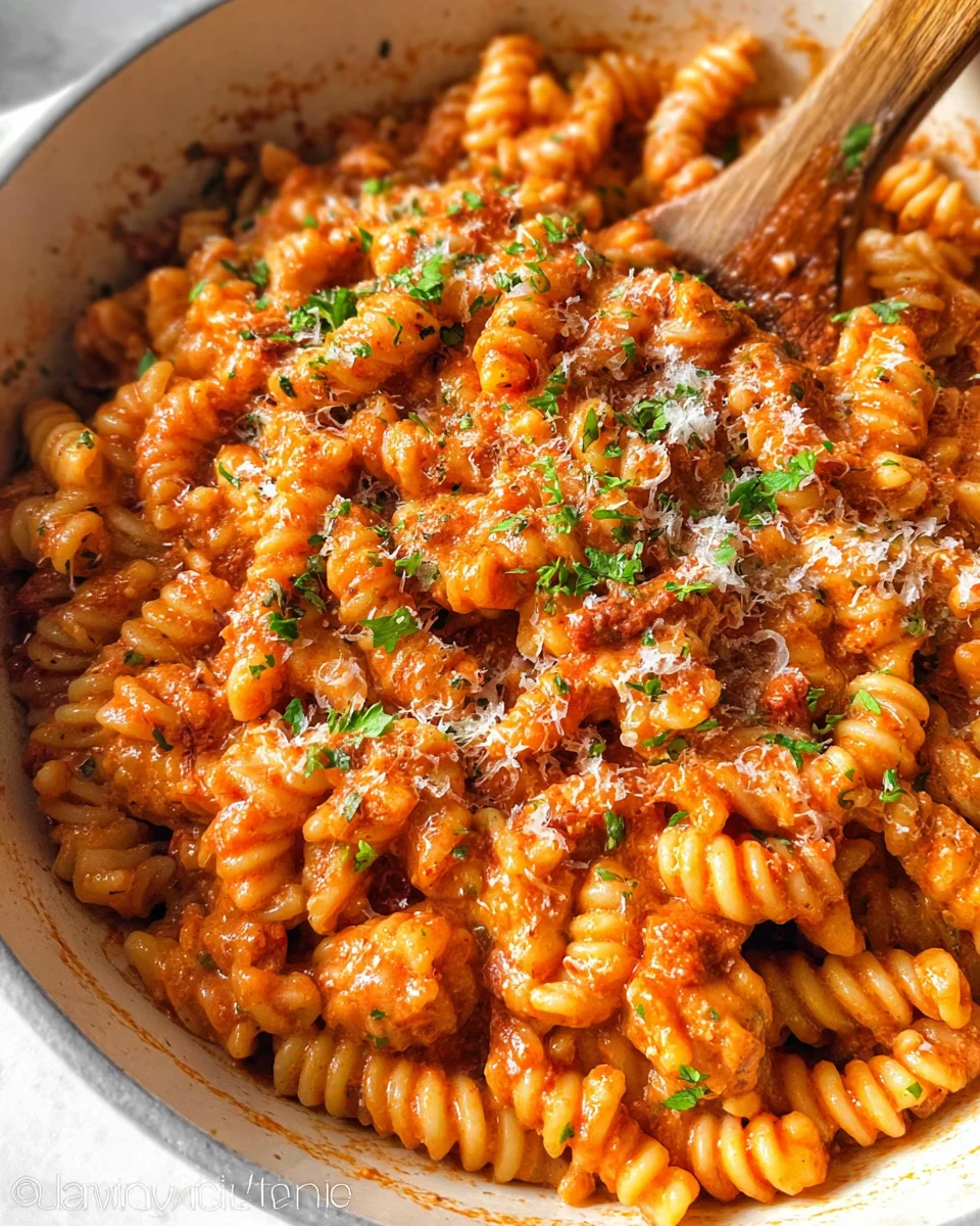 One Pot Creamy Tomato Pasta