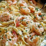 One Pot Shrimp and Crab Alfredo