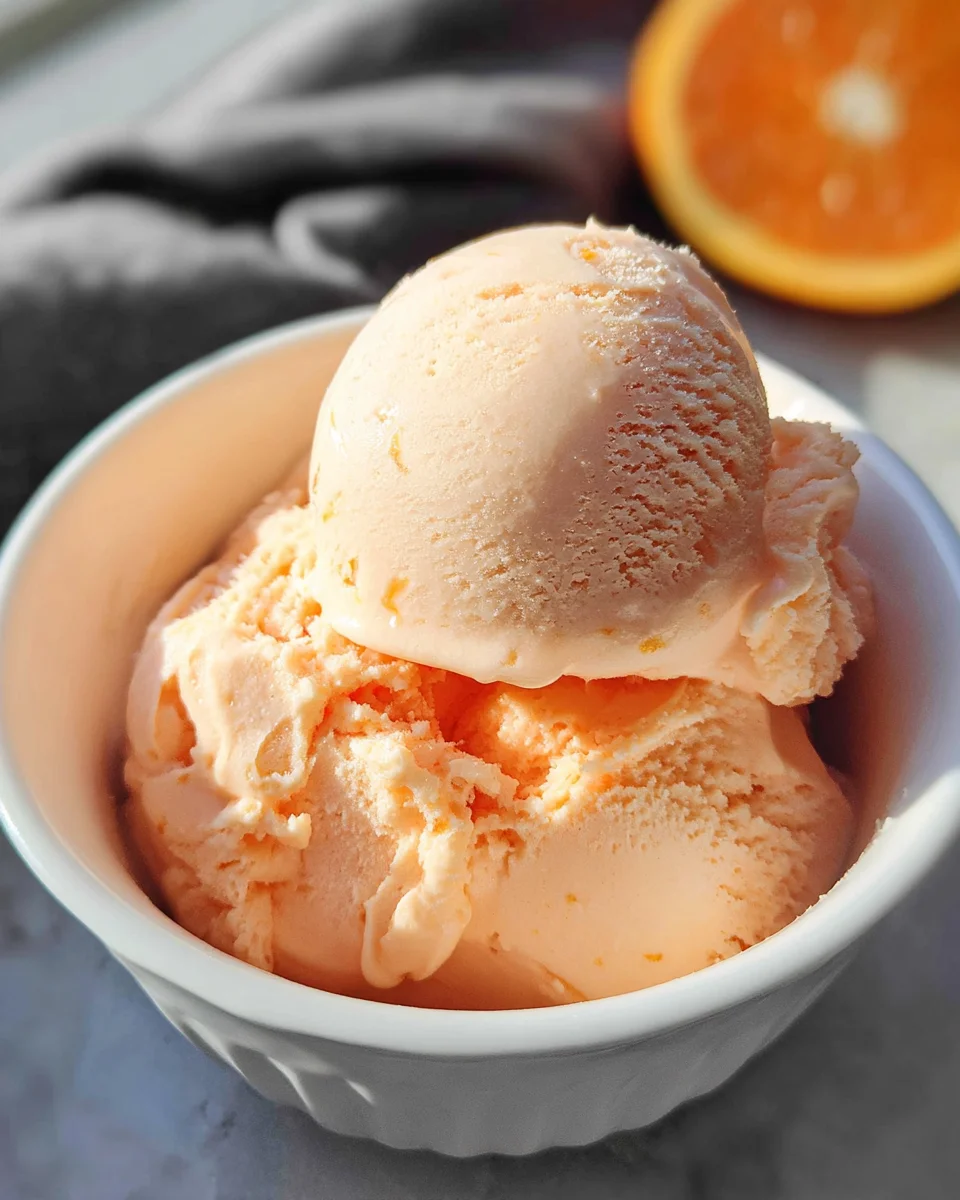 Orange Ice Cream