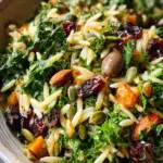 Orzo Kale Salad with Lemon Vinaigrette