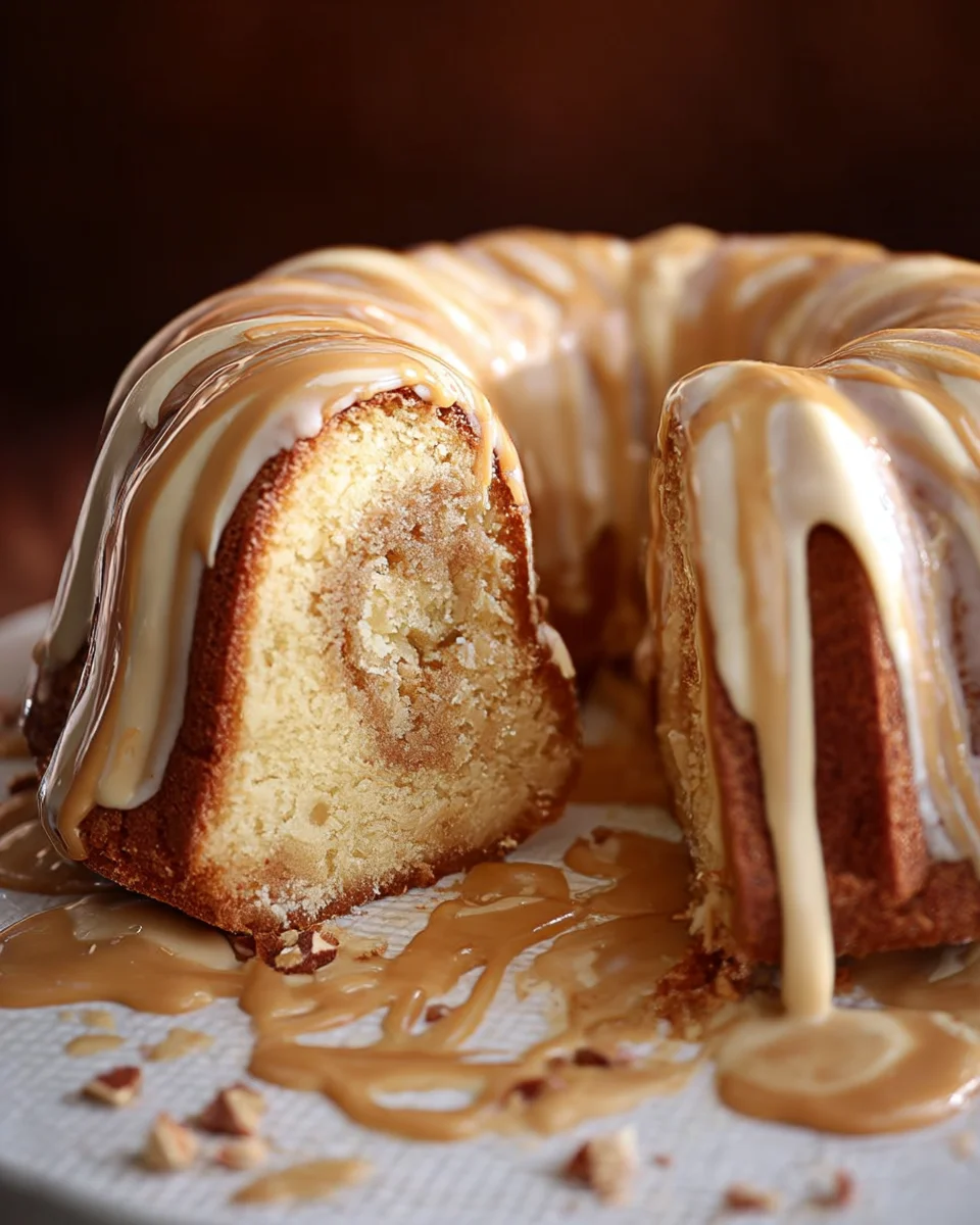 Peanut Butter Cream Pound Cake