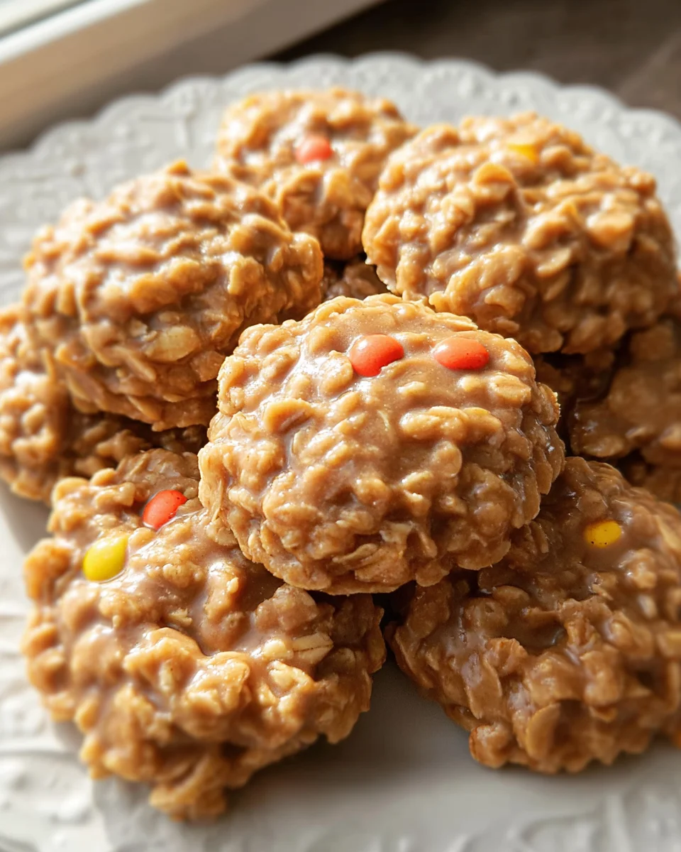 Peanut Butter No Bake Cookies