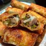 Philly Cheesesteak Egg Roll