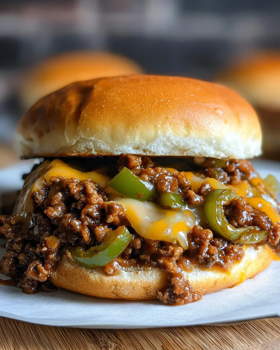 Philly Cheesesteak Sloppy Joes Recipe