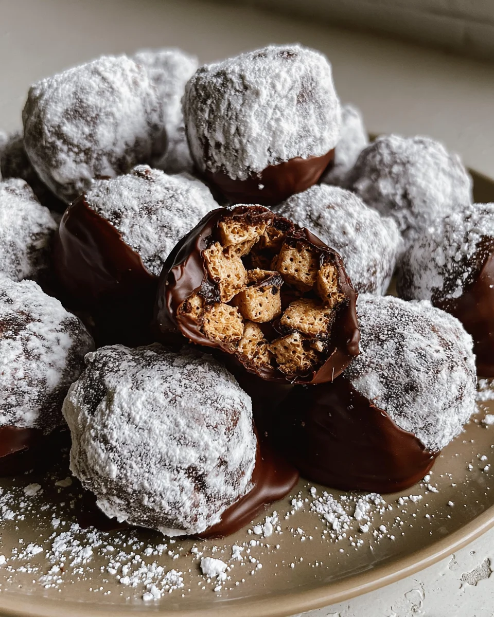 Puppy Chow Chocolate Truffles