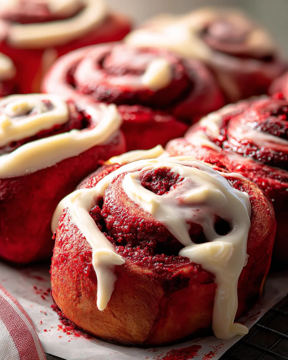 Red Velvet Cinnamon Rolls