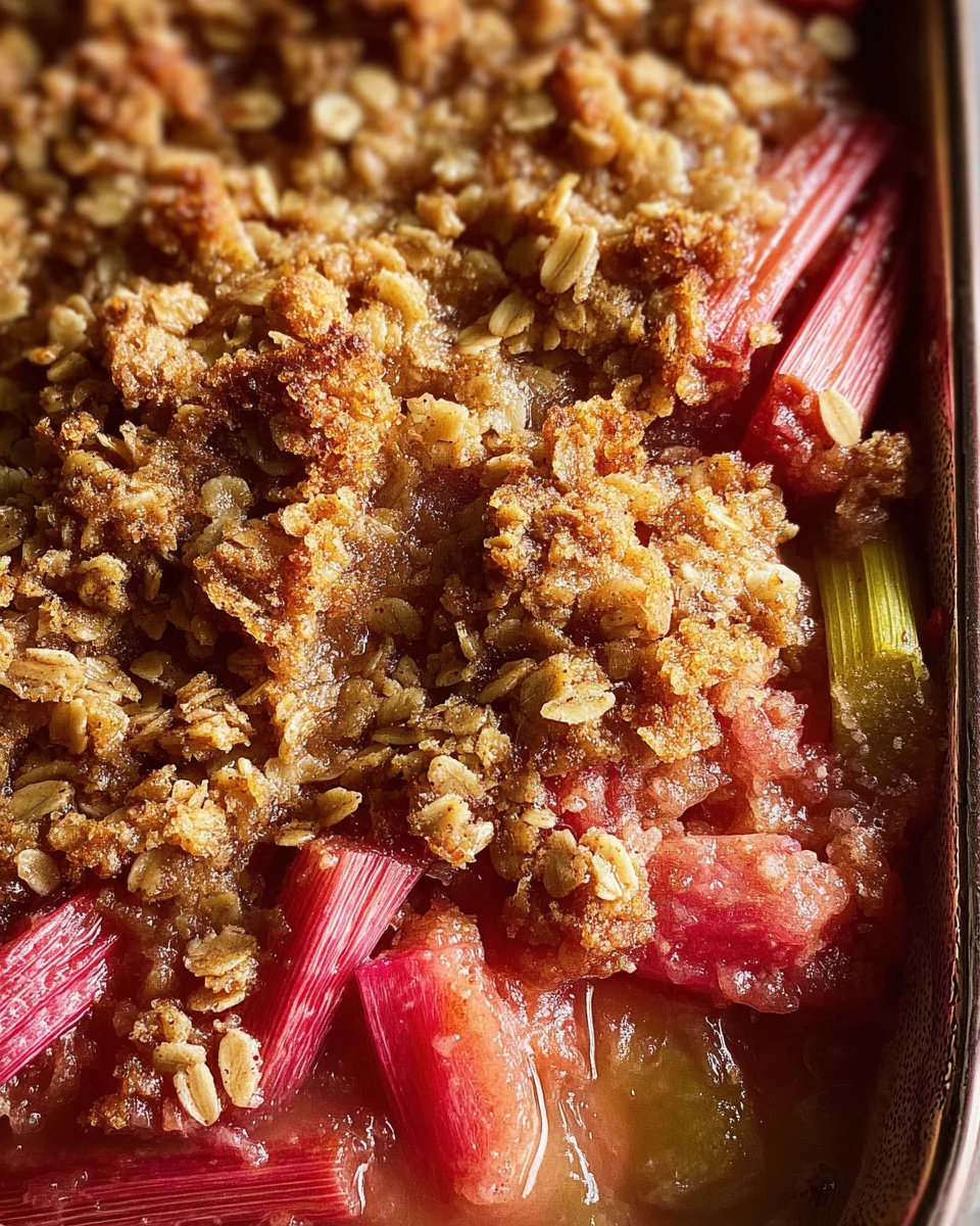 Rhubarb Crisp