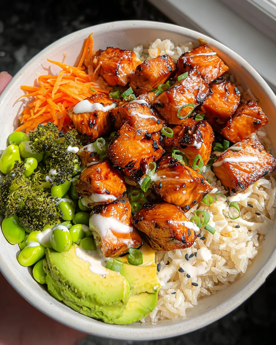 Salmon Teriyaki Bowl
