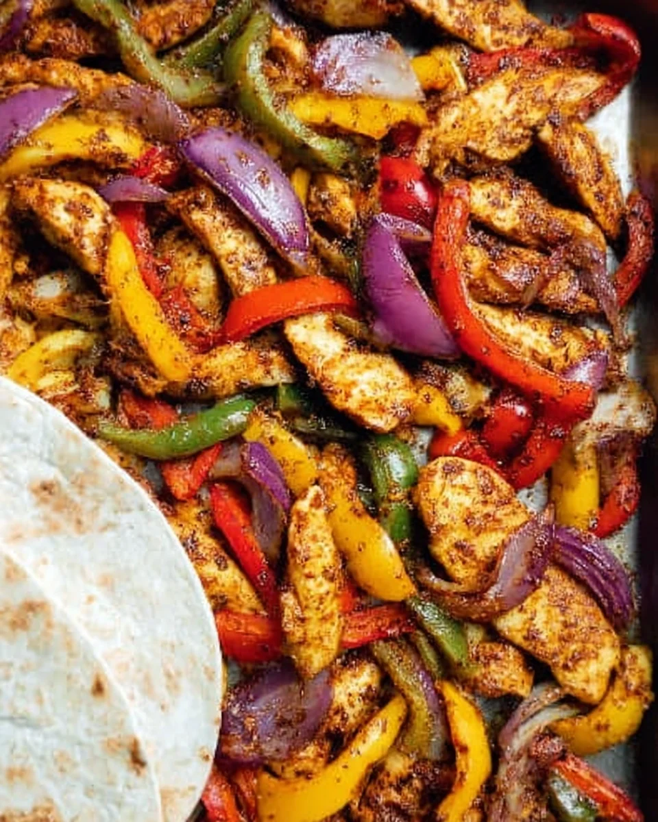 Sheet Pan Chicken Fajitas