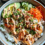 Shrimp Rice Bowls with Spicy Mayo