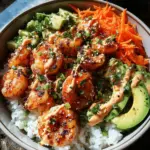 Shrimp Rice Bowls with Spicy Mayo