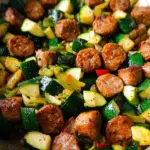 Skillet Sausage and Zucchini
