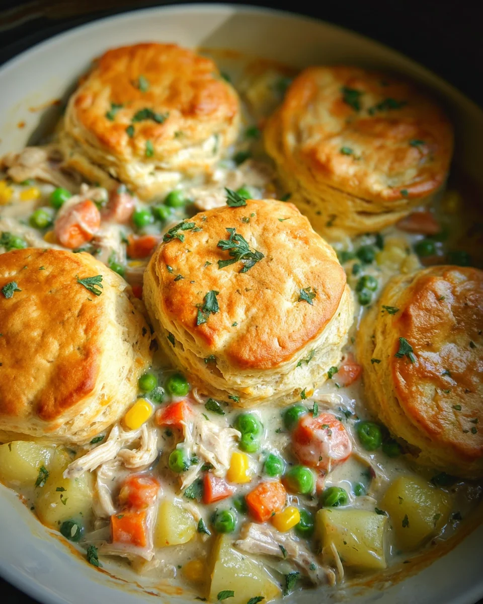 Slow Cooker Chicken Pot Pie