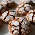Soft and Spiced Gingerbread Crinkle Cookies