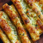 Sourdough Cheesy Breadsticks
