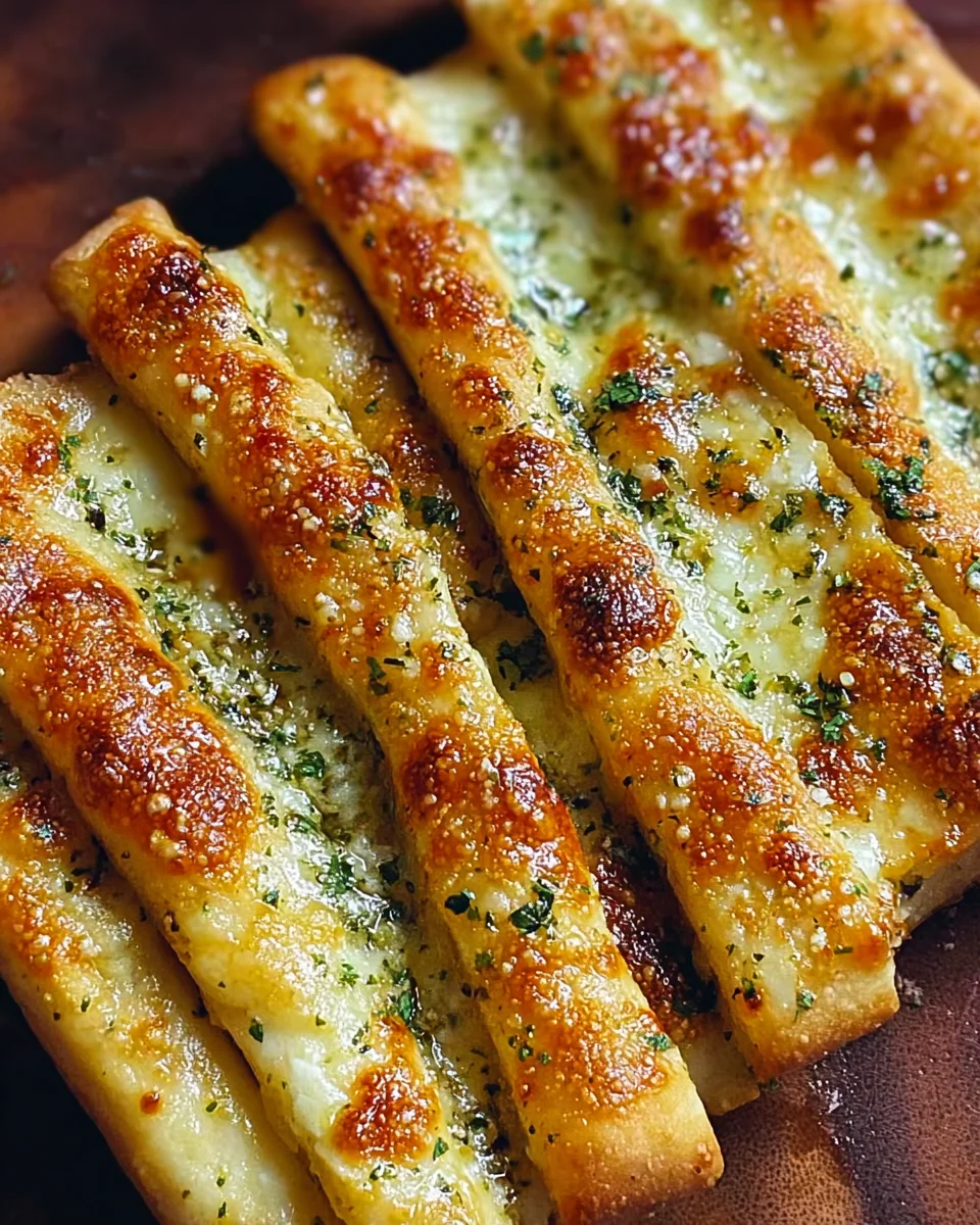 Sourdough Cheesy Breadsticks