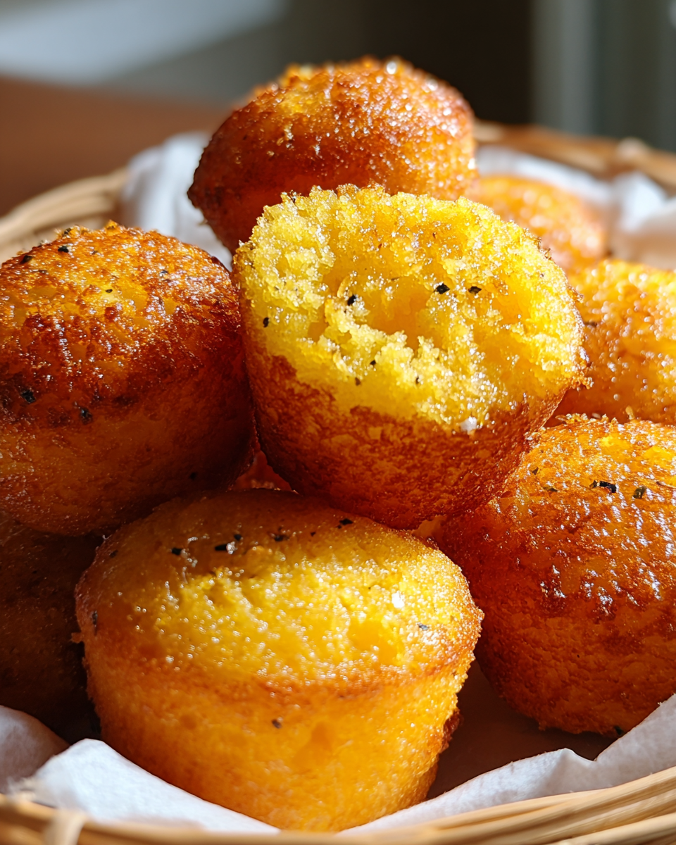 Southern-Style Honey Butter Cornbread Poppers