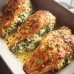 Spinach Stuffed Chicken Fillets