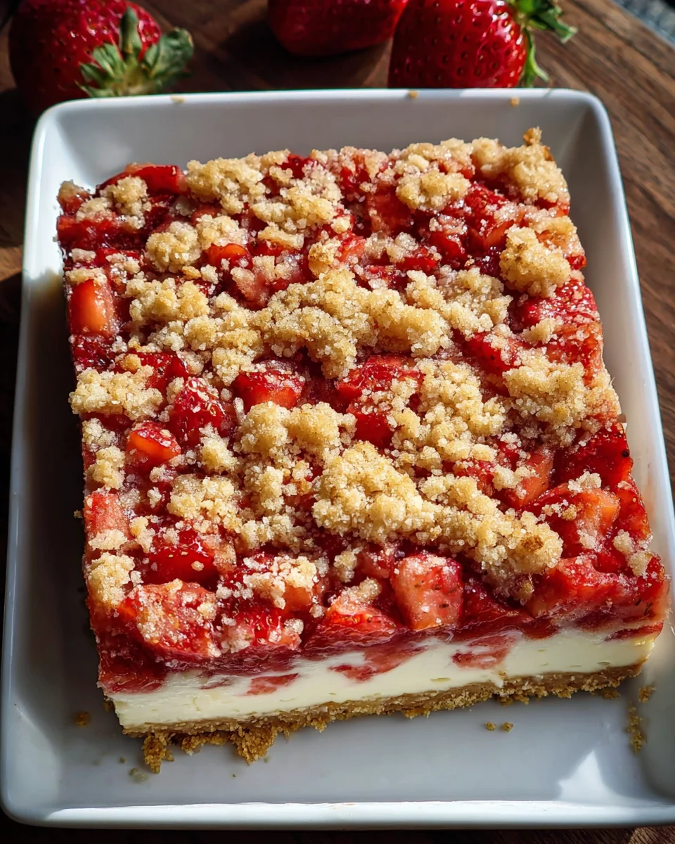 Strawberry Cheesecake Bars
