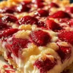 Strawberry Cheesecake Dump Cake