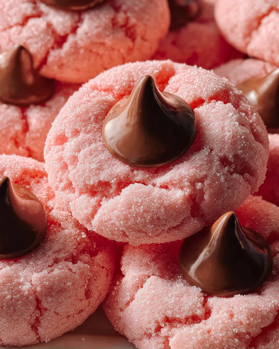 Strawberry Kiss Cookies Recipe