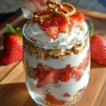 Strawberry Pretzel Salad Parfaits